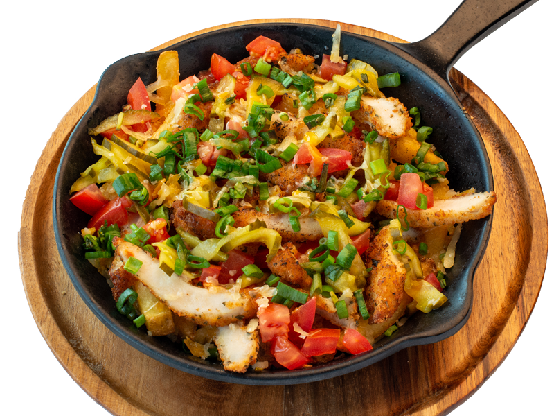 Chickˊin Loaded Fries 